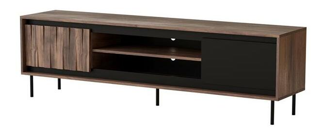 TV stolić/ormarić Sting RTV1 (orah + crna)