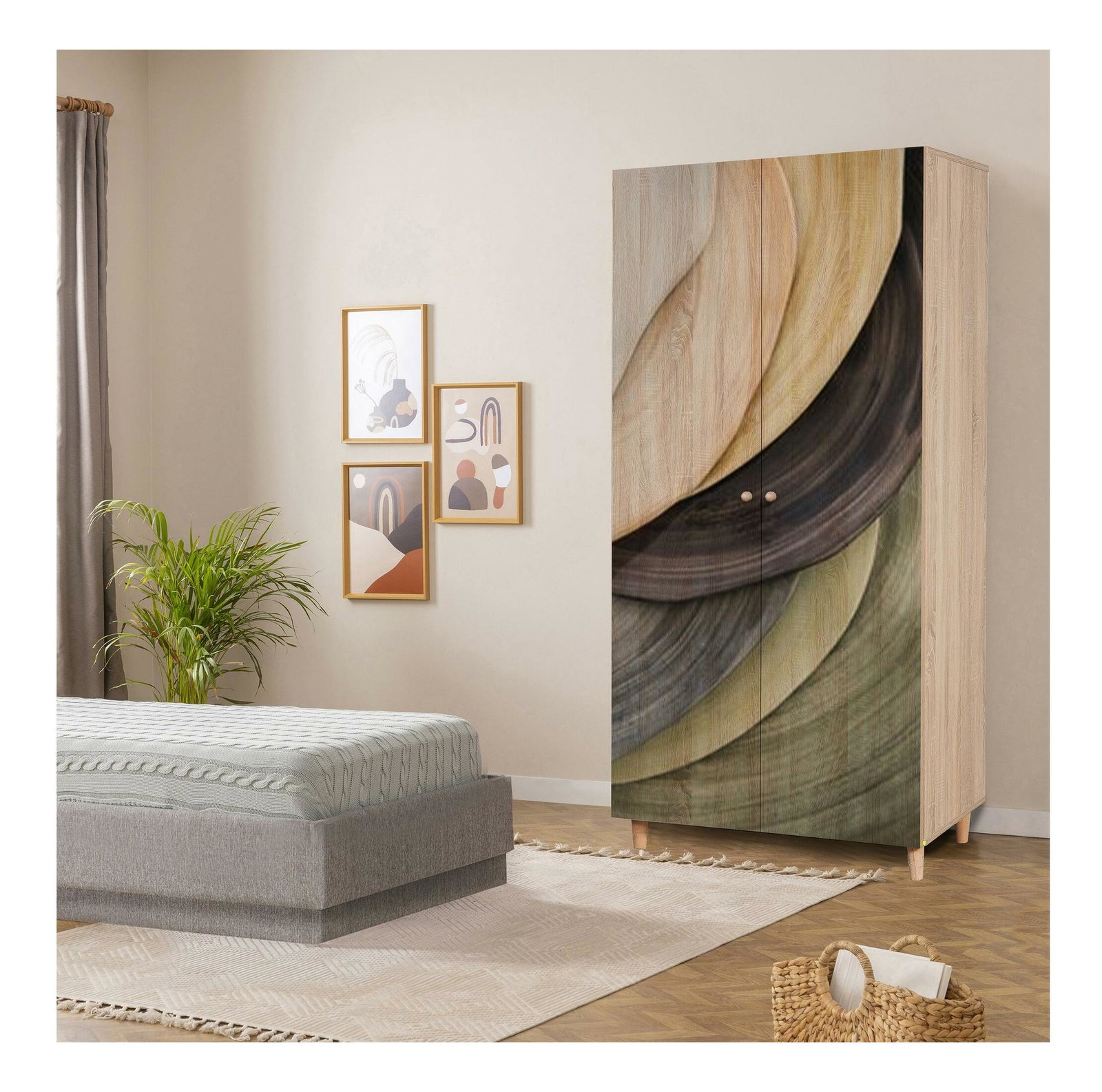 Ruhásszekrény Lydie 977 (sonoma tölgy)