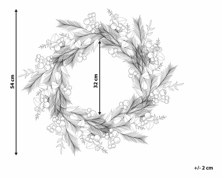 Coroniță de Crăciun JAMAR (verde)