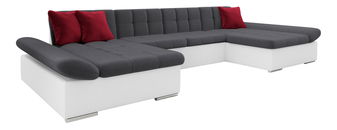 Sofa na razvlačenje Agnara (soft 017 (bijela) + kronos 22 + kronos 02)