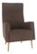 Relaxačné kreslo Saif (hnedá + buk)