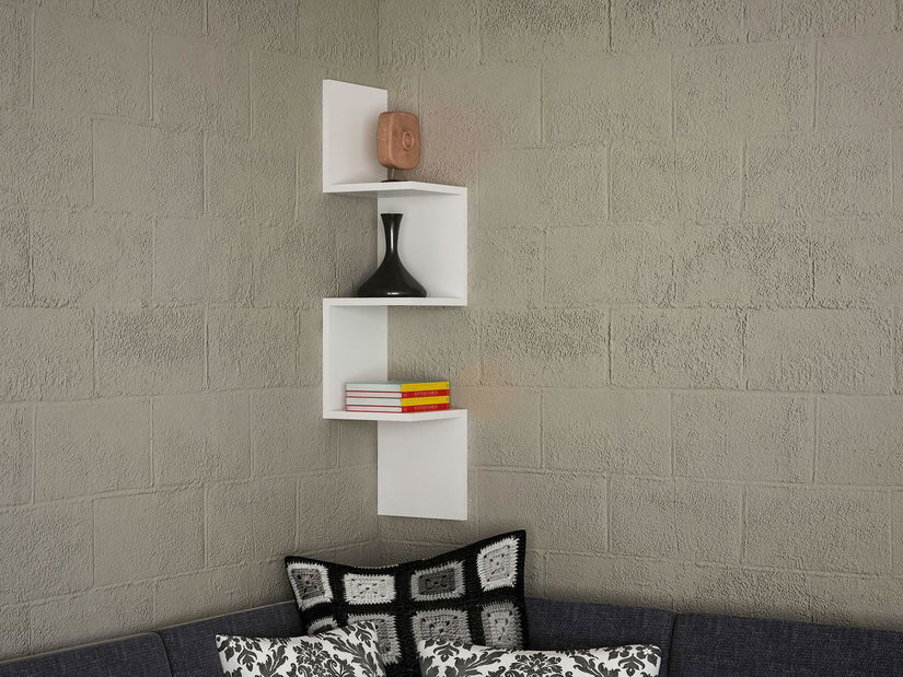 Polica Cornie 1 (bijela)