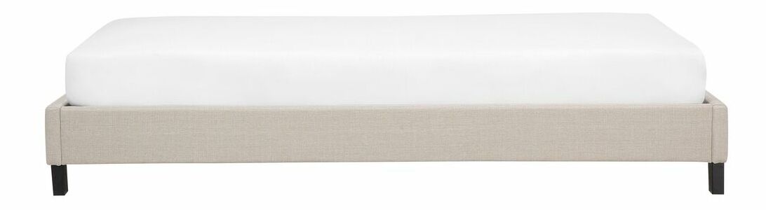 Pat pentru copii 90 cm ROXENNE (cu somieră) (bej)