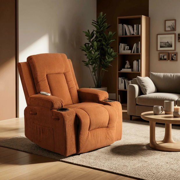 Masszázsfotel Banesto (narancssárga) 