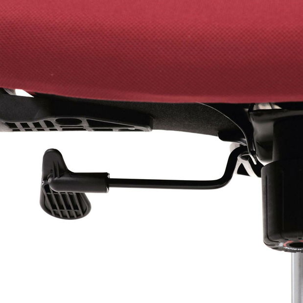 Irodai fotel Kurosadas (bordó + fekete)