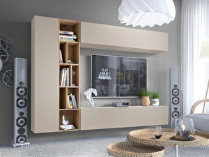 Mobilier living Londria (cashmir + stejar cremona)