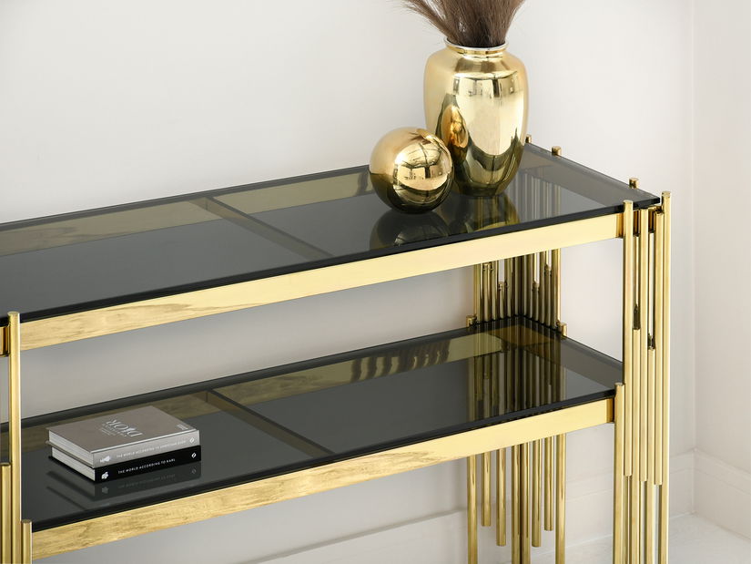 Konzolový stolík Borbandino (zlatá)