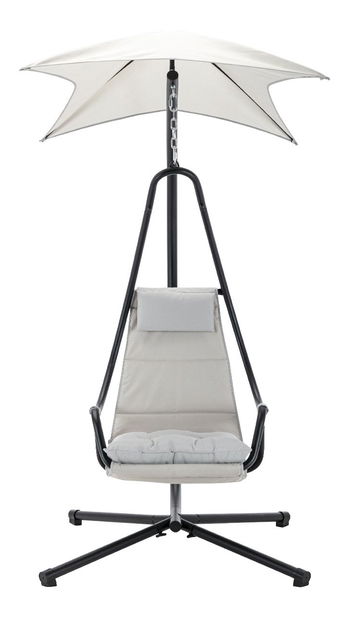 Scaun suspendat Mirjan Sotiko (crem + negru) (lichidare de stoc)