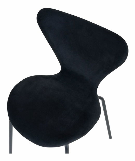 Set 2 ks jedálenských stoličiek Baylor (čierna)