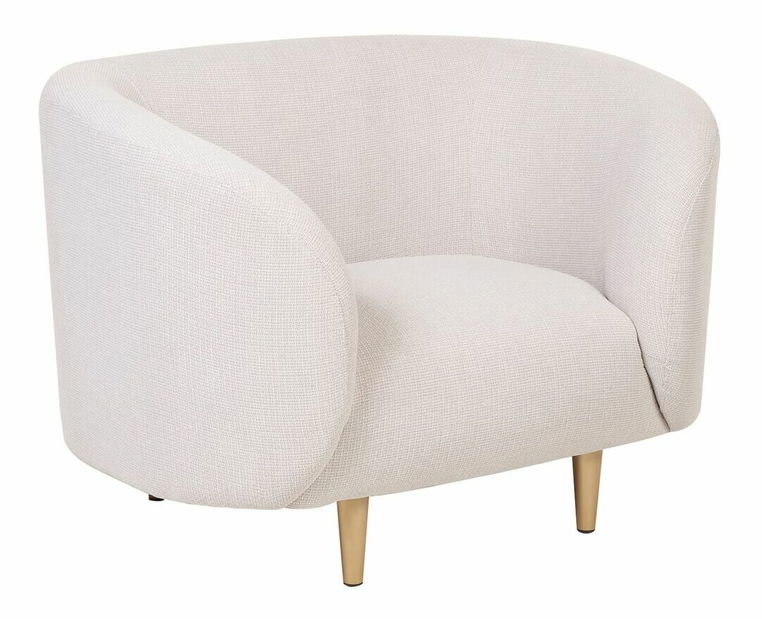 Fotoliu Leon (bej + Auriu)