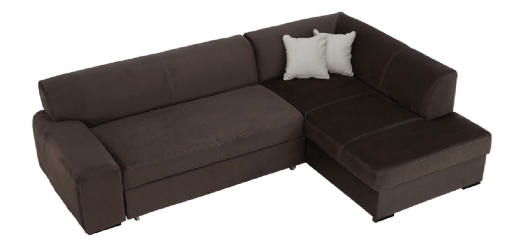 Rohová sedačka Milenna (hnedá) (P)