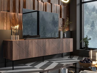 TV skrinka/stolík Azanat 4D (orech warmia)