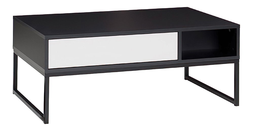 Masă de cafea typ 10 Marlana (negru + gri) 