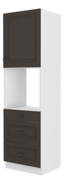 Dulap de bucătărie pentru alimente pentru cuptor Sheila 60 DPS 210 3S 1F (alb + grafit)