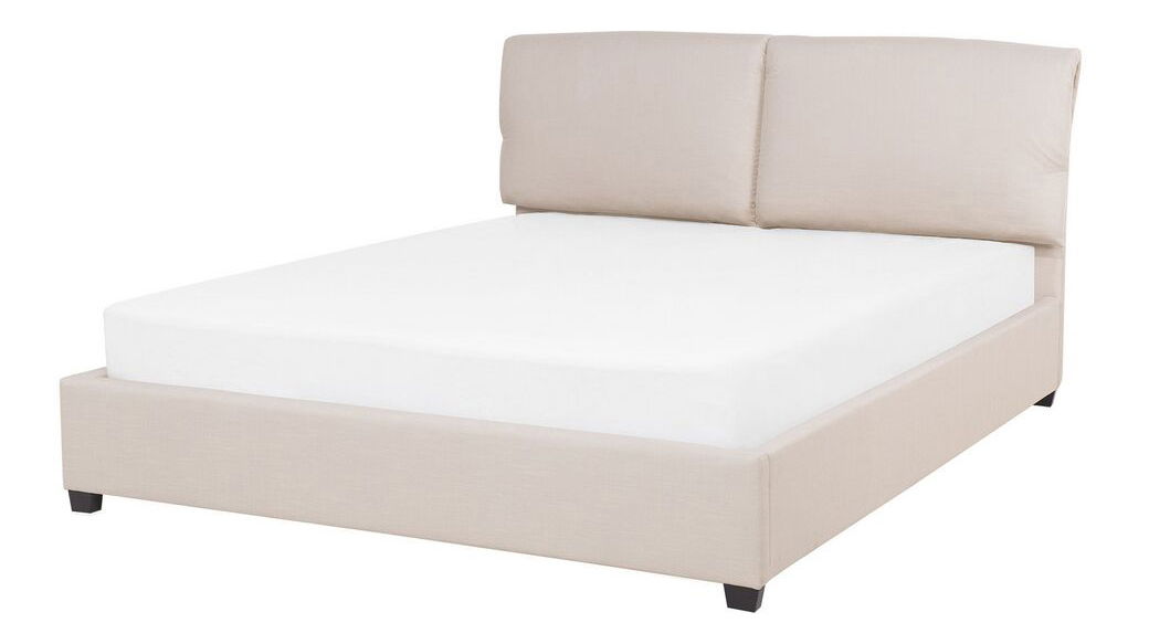 Manželská vodná posteľ 140 cm Blas (béžová) (s roštom a matracom)