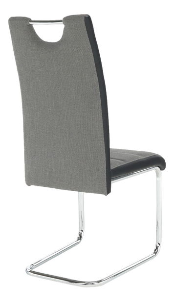 Jedálenská stolička Ive (tmavosivá + čierna)