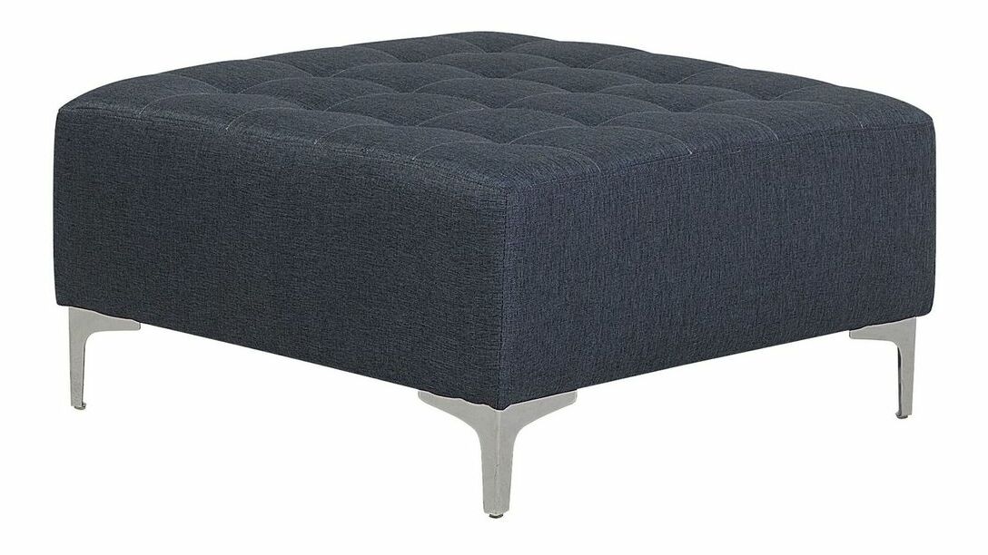 Colțar în formă de U ABERLADY (textil) (gri închis) (cu taburete)