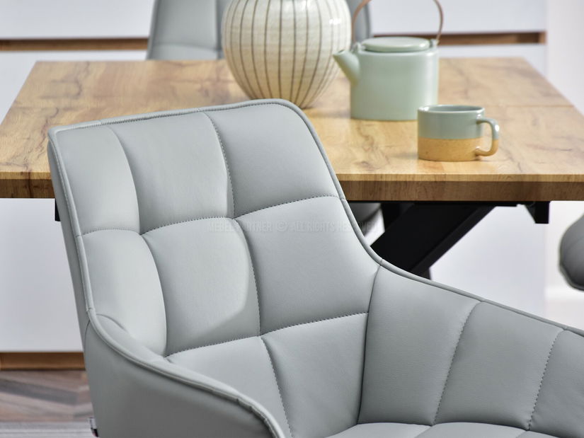 Stolička Aranbura (sivá + čierna)