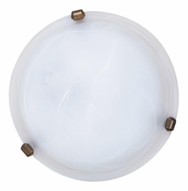 Mennyezeti lámpa Alabastro 3203 (rizskő üveg + bronz fogantyúk)