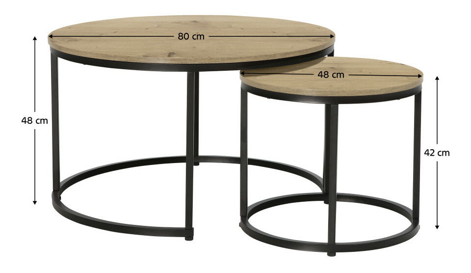 Set stolića za kavu (2 kom.) Cira