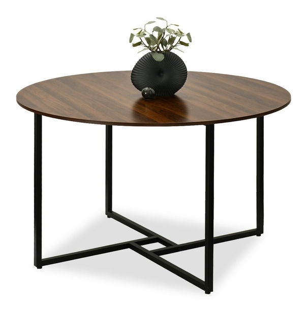 Étkezőasztal Bird (dió + fekete)