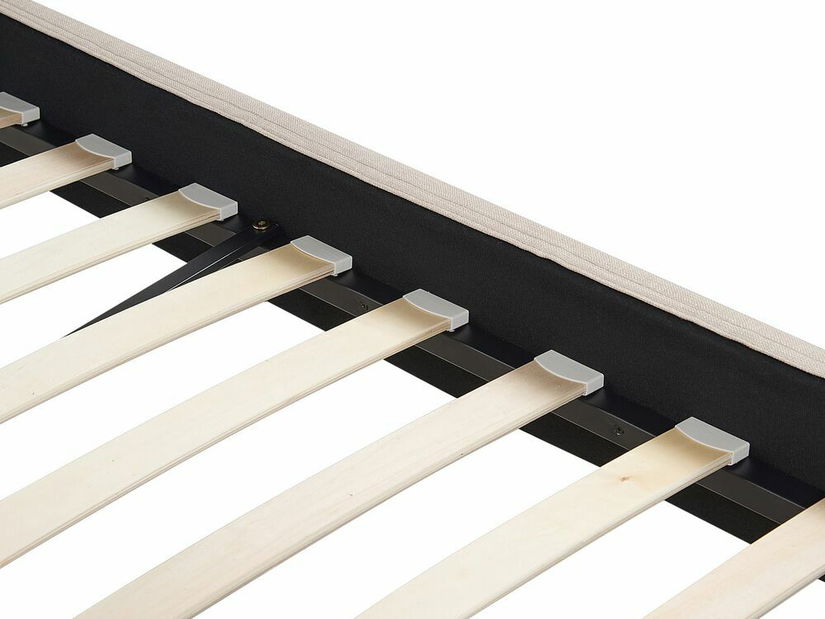 Manželská posteľ 180 cm FUTTI (s roštom) (béžová)