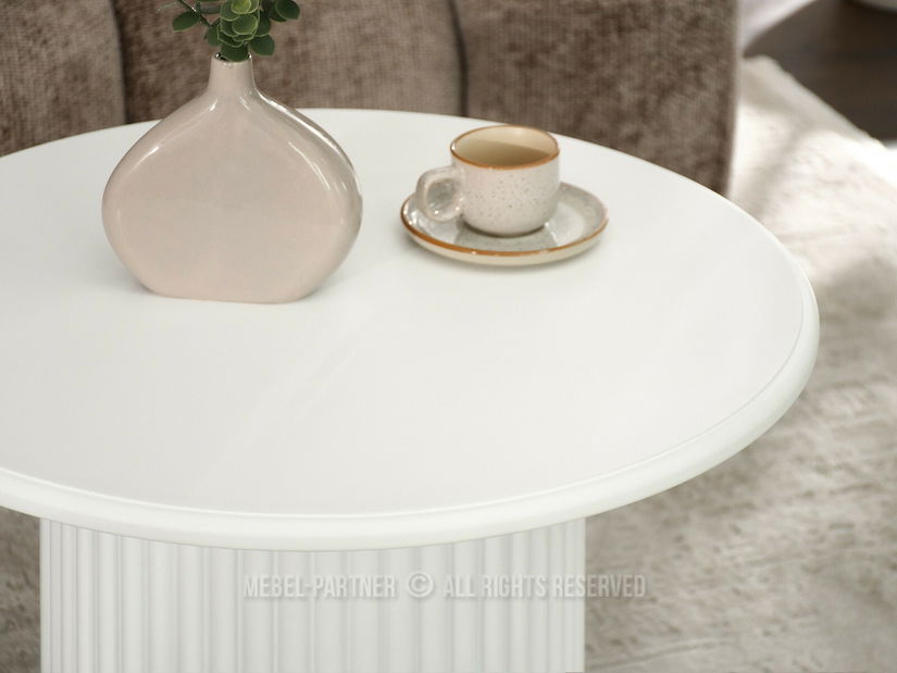 Măsuță de cafea Decimo (alb)