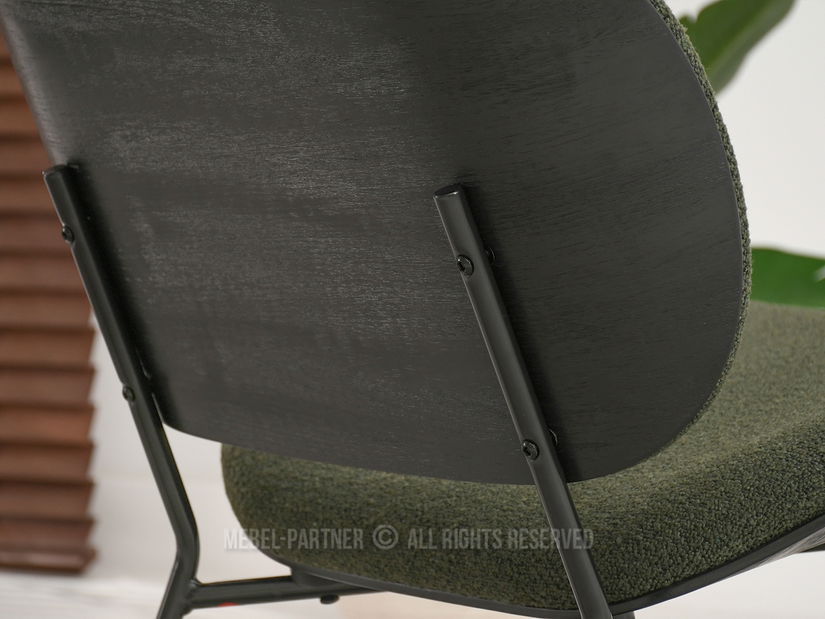 Kreslo Black (zelená + čierna)