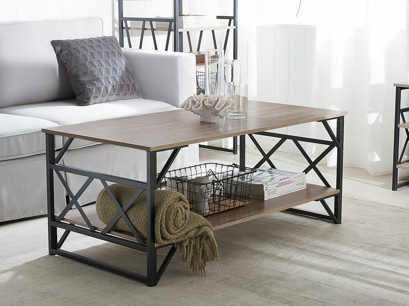 Konferenčný stolík Boton (tmavosivá)