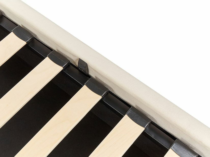 Franciaágy 140 cm Clinton Bonell (szürke) (ágyráccsal és matraccal, és tárolóhellyel)