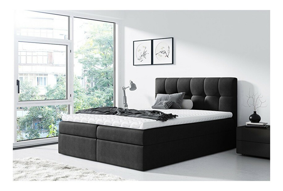 Manželská posteľ Boxspring Maddox (120x200) (Rico 13)