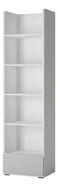 Bibliotecă Albunus R01 (Alb alpin + Gri lucios)