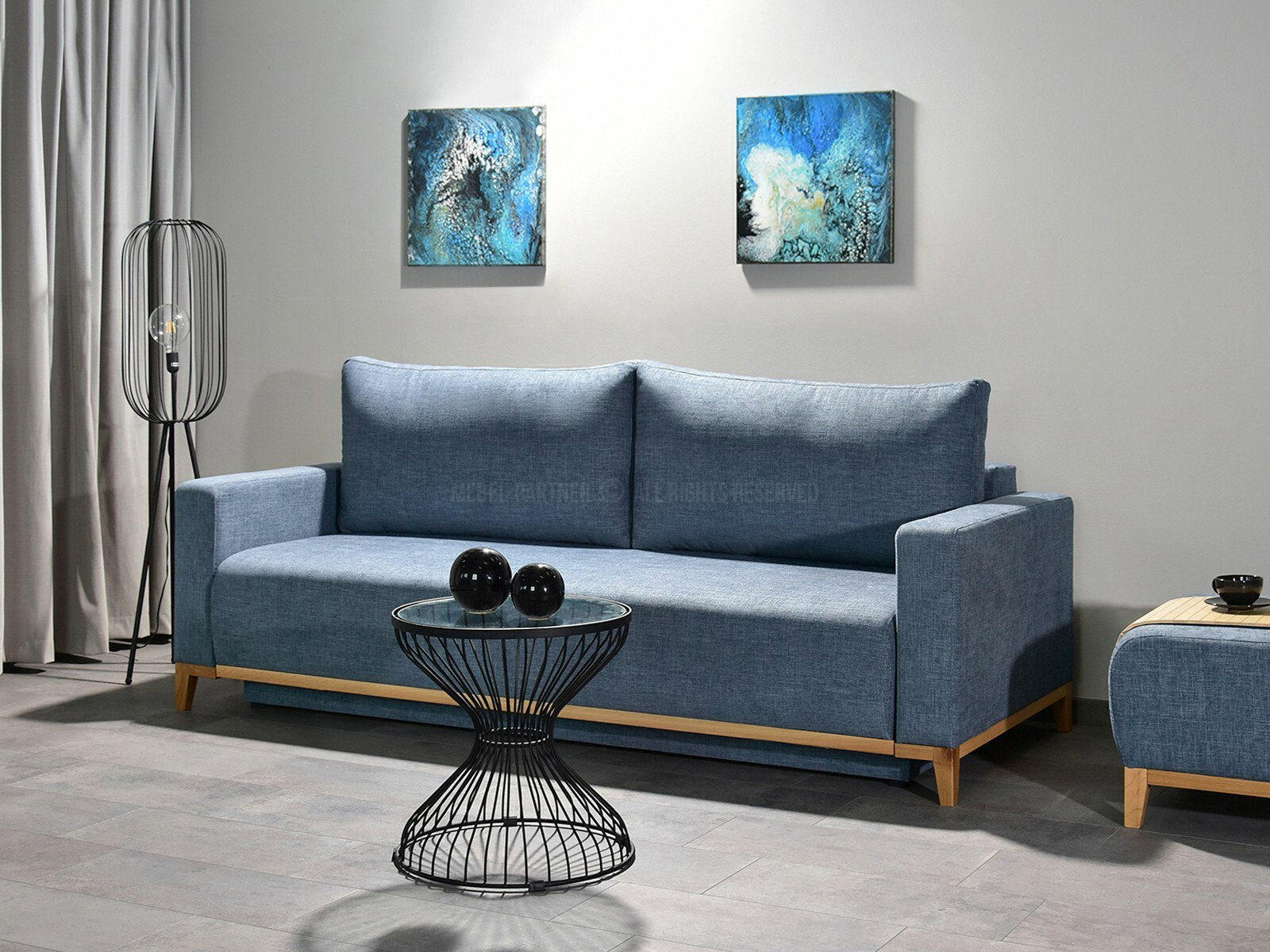 Kétszemélyes kanapé Salida (tölgy)