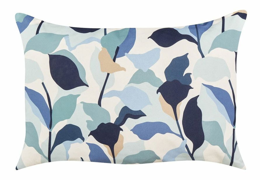 Sada 2 ozdobných vankúšov 40 x 60 cm Vegli (modrá)