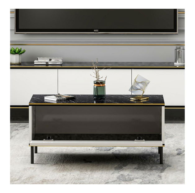 Masă de cafea Iris (Alb)