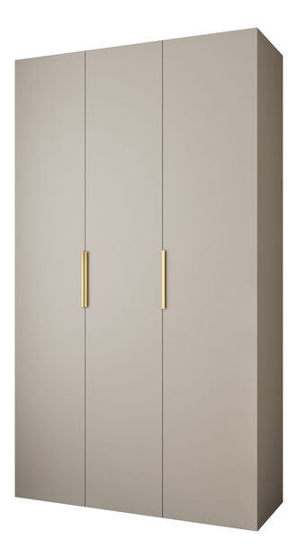Ruhásszekrény 140 cm Carmela 40-4 (kasmír + arany)