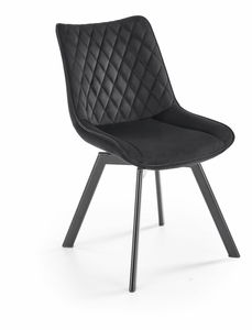 Scaun sufragerie Kamil (negru)