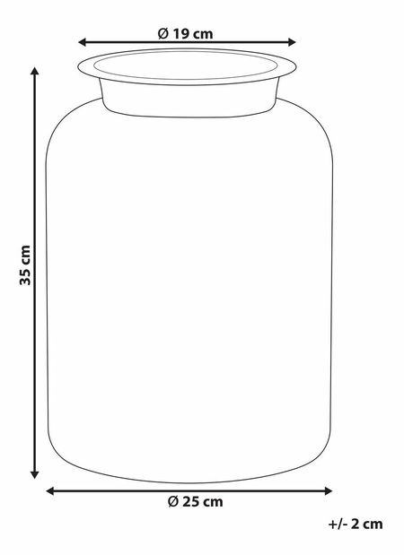 Vază Verbeia (verde) 