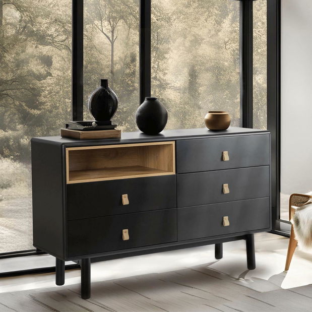 Comodă Nativos (negru) 