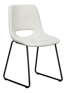 Scaun sufragerie Pansy (alb + negru)