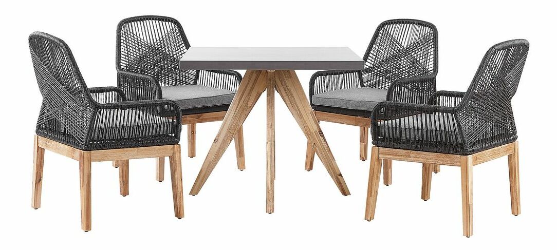 Set mobilier de grădină Olibia (gri deschis)