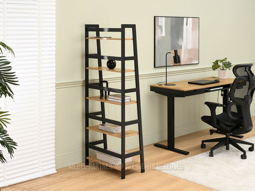 Raft Topaz (stejar + negru)