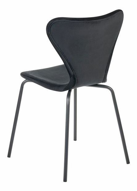 Set 2 buc scaun tip bar Baylor (negru)