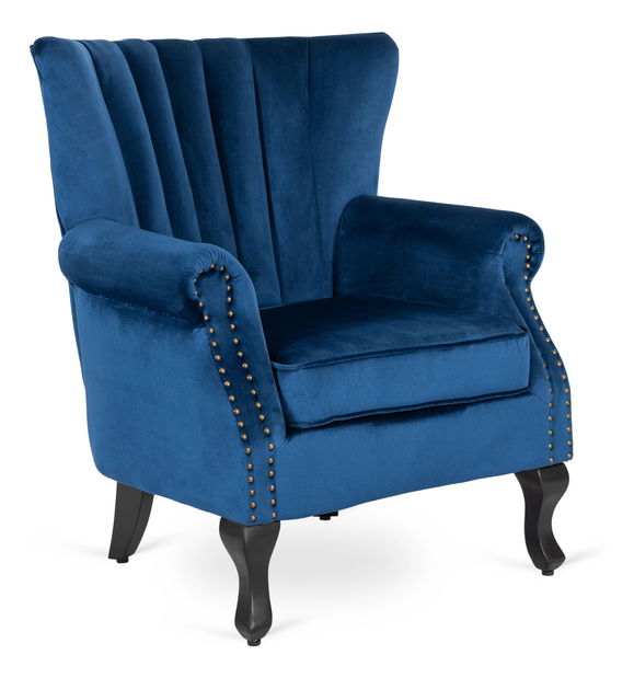 Fotoliu Malik (albstru închis) 