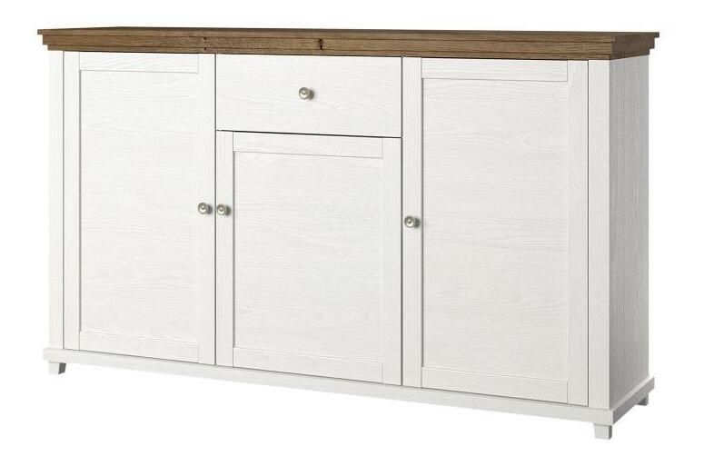 Komód Elvina Typ 47 (fehér + kőris + lefkas tölgy)