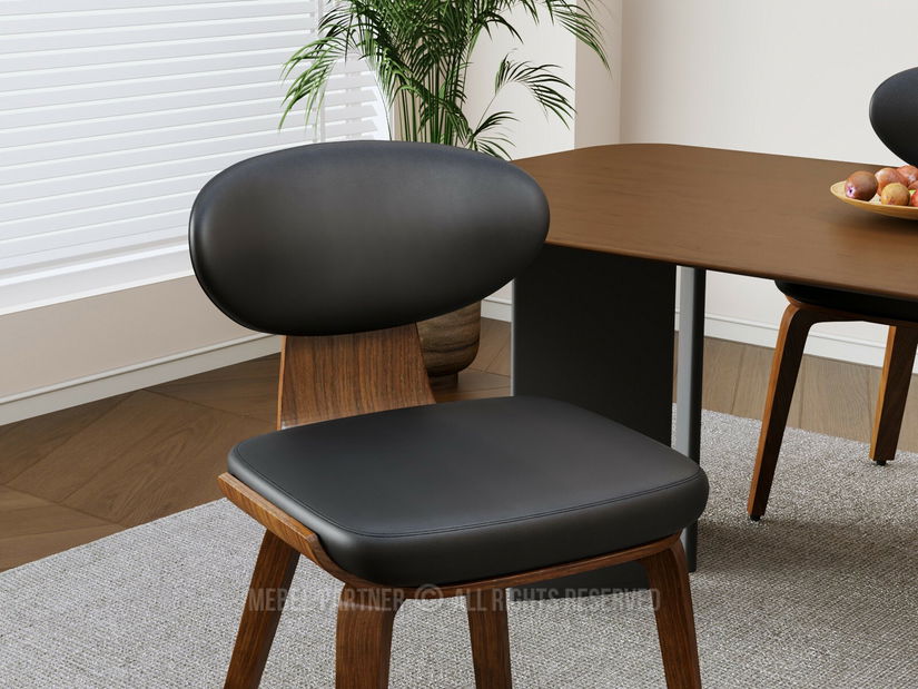 Jedálenská stolička Jugar (čierna)