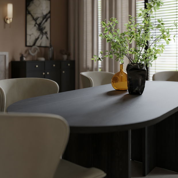 Rozkladací jedálenský stôl Lone (portland)