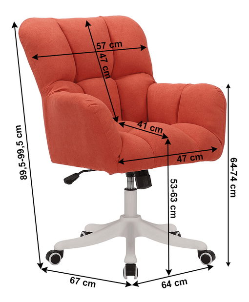 Fotoliu de birou Gorman (oxyfire)