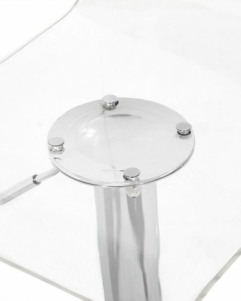 Set barskih stolica 2 kom. Mento (prozirna)