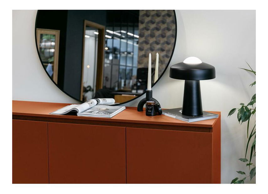 Skrinka Bennasi B3 (červená tehla + čierna)